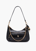 Re-Edit Rosee Quilt M Shoulder Bag Black