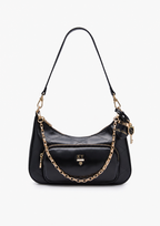 Re-Edit Rosee Quilt M Shoulder Bag Black